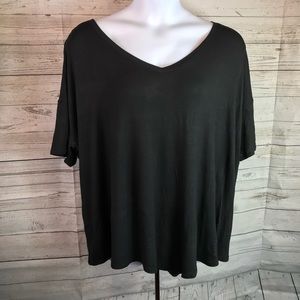 Loralette Black Tee